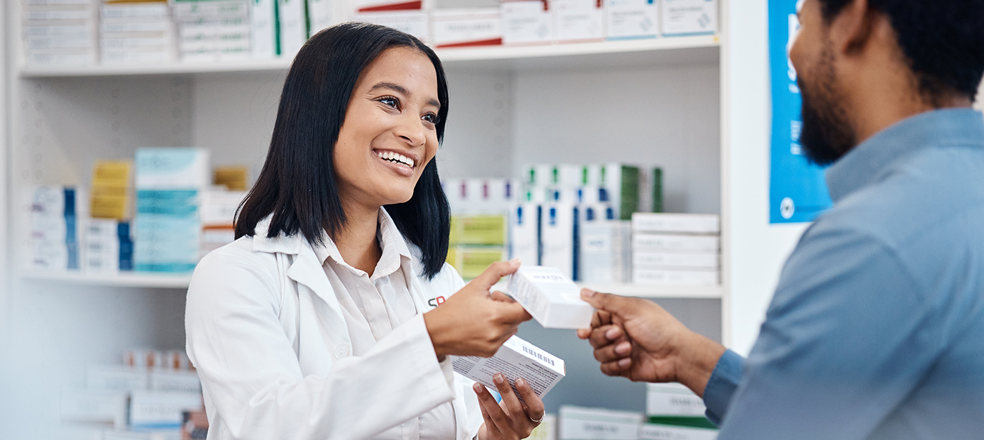 SRx Pharmacist providing service